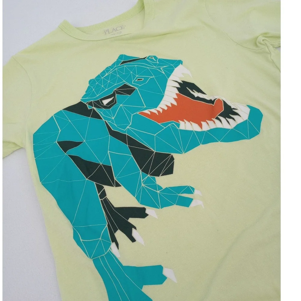 The Children's Place Graphic T-Shirts Kids Size‎ M 7/8 Dinosaur Set of 3